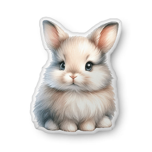 Baby Bunny Blue Shaped Pillow - Chester & Co.