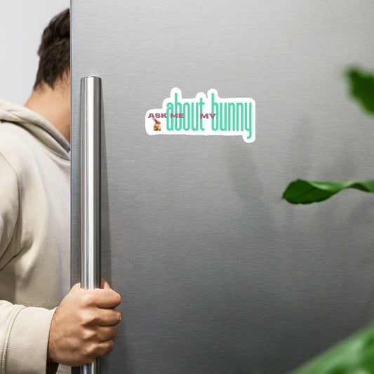 Ask Me About My Bunny Magnet - Chester & Co.