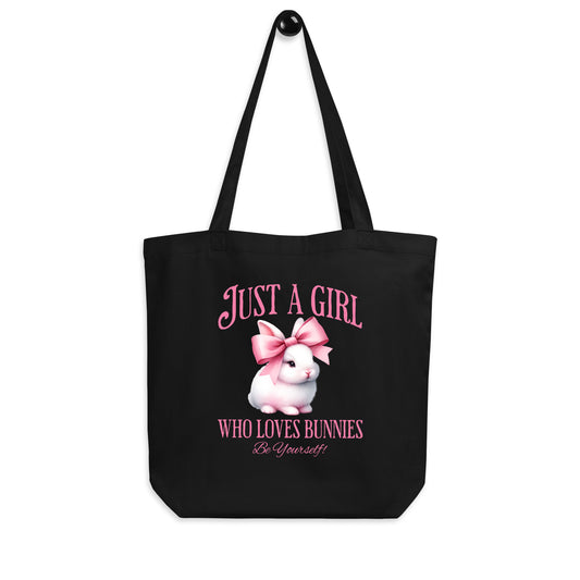 Just a Girl Who Loves Bunnies Eco Tote Bag - Chester & Co.