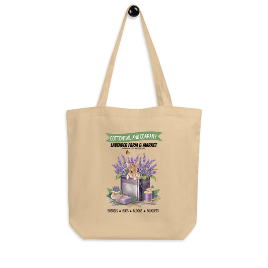 Cottontail and Company Lavender Farm Eco Tote Bag - Chester & Co.
