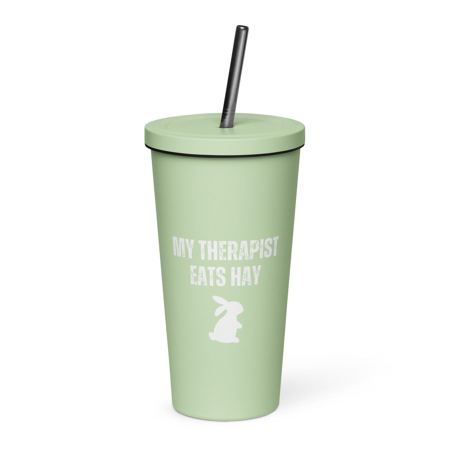 My Therapist Insulated Tumbler with Straw - Chester & Co.