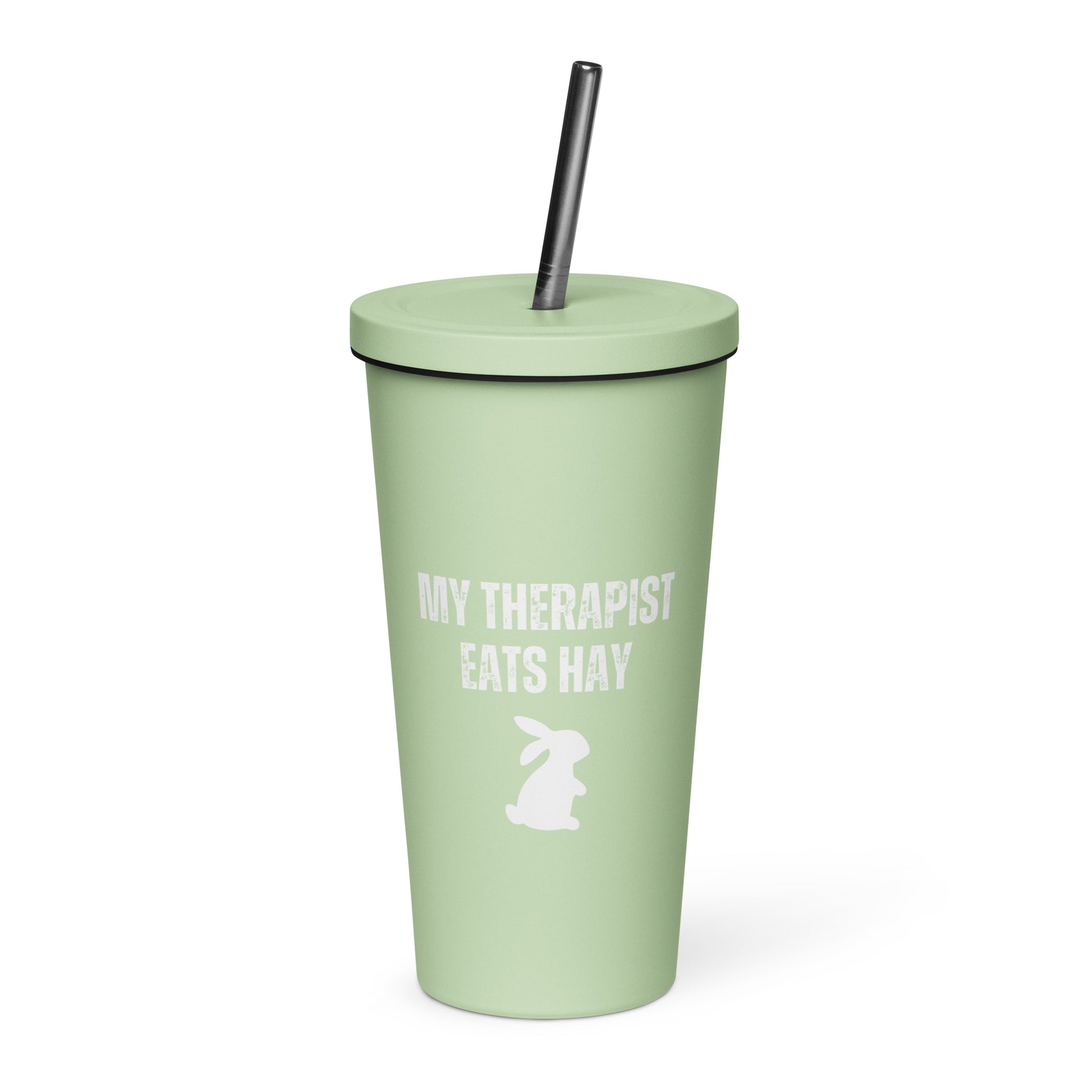 My Therapist Insulated Tumbler with Straw - Chester & Co.