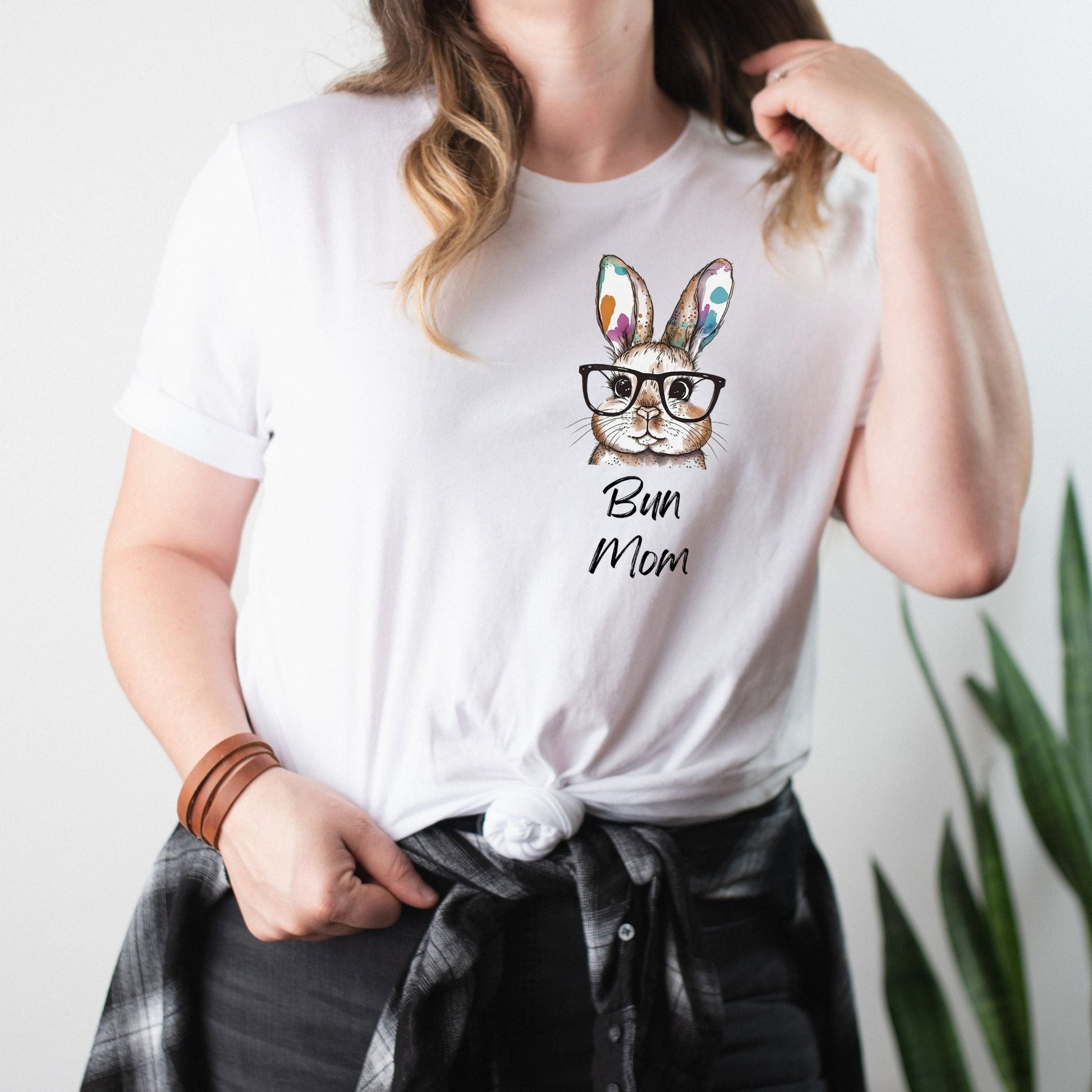 Bun Mom Watercolor Unisex T-Shirt - Chester & Co.