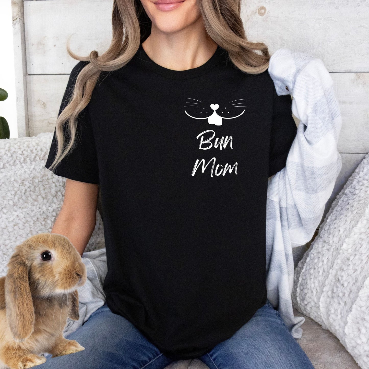 Bun Mom Unisex T-shirt - White Design - Chester & Co.