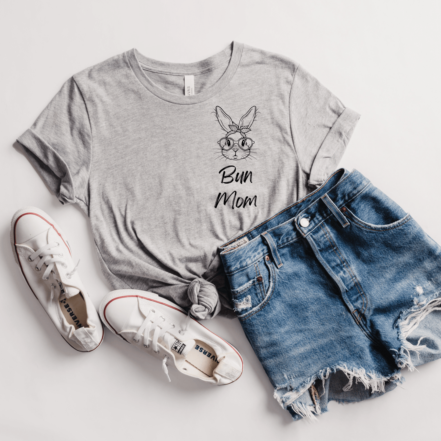 Bun Mom Unisex T-shirt - Black Design - Chester & Co.