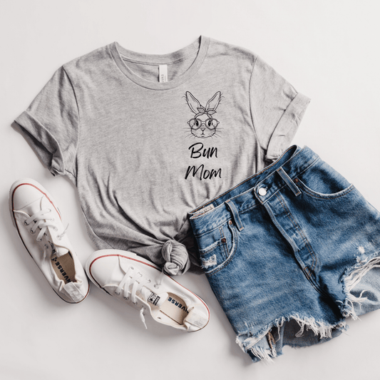 Bun Mom Unisex T-shirt - Black Design - Chester & Co.