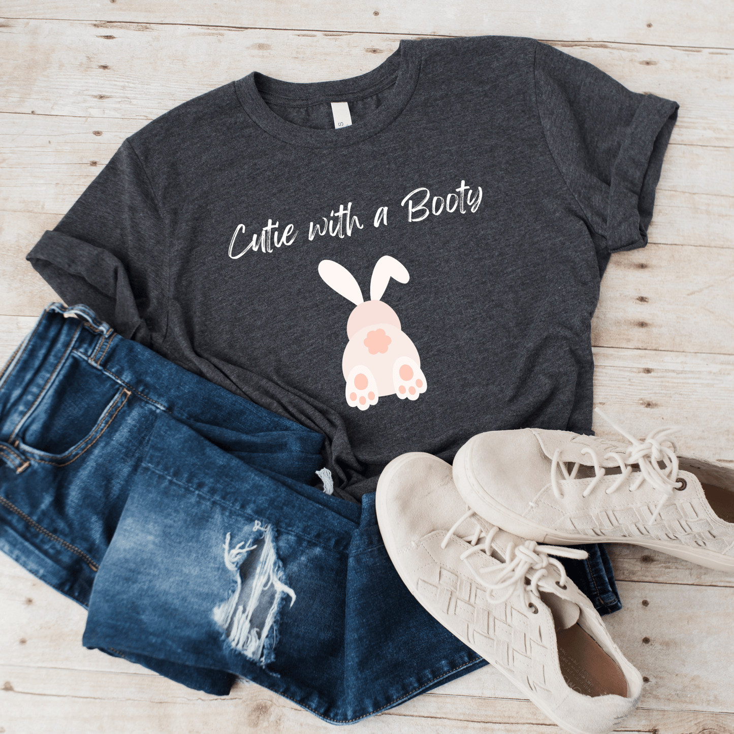 Cutie With a Booty Unisex T-Shirt - Chester & Co.