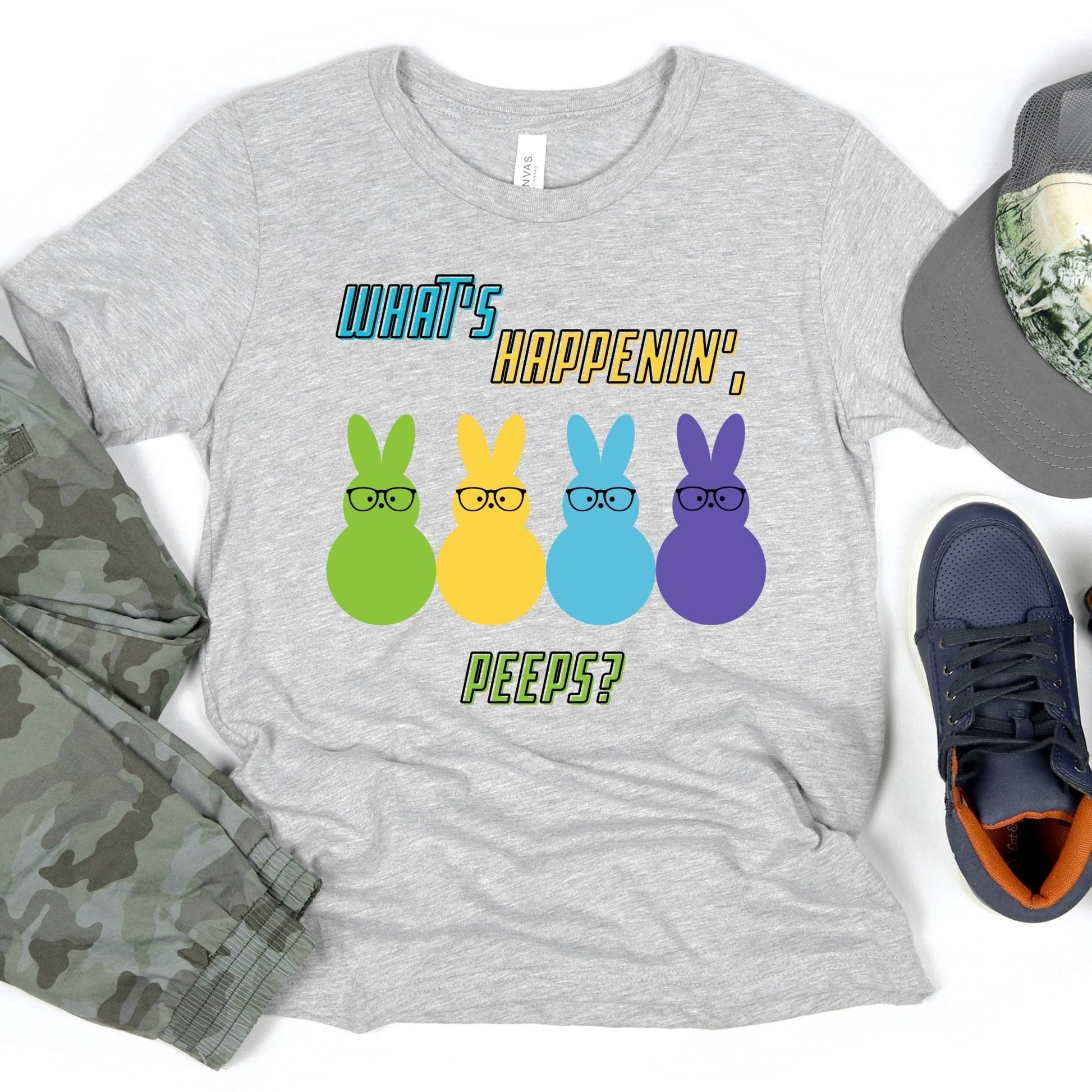What's Happenin' Peeps Youth Short Sleeve T-Shirt - Chester & Co.