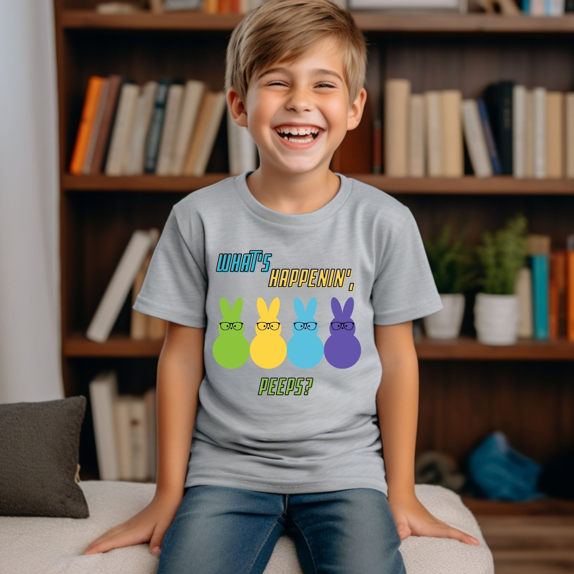 What's Happenin' Peeps Youth Short Sleeve T-Shirt - Chester & Co.