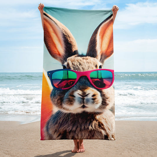 Surfin' Bunny Beach Towel - Chester & Co.