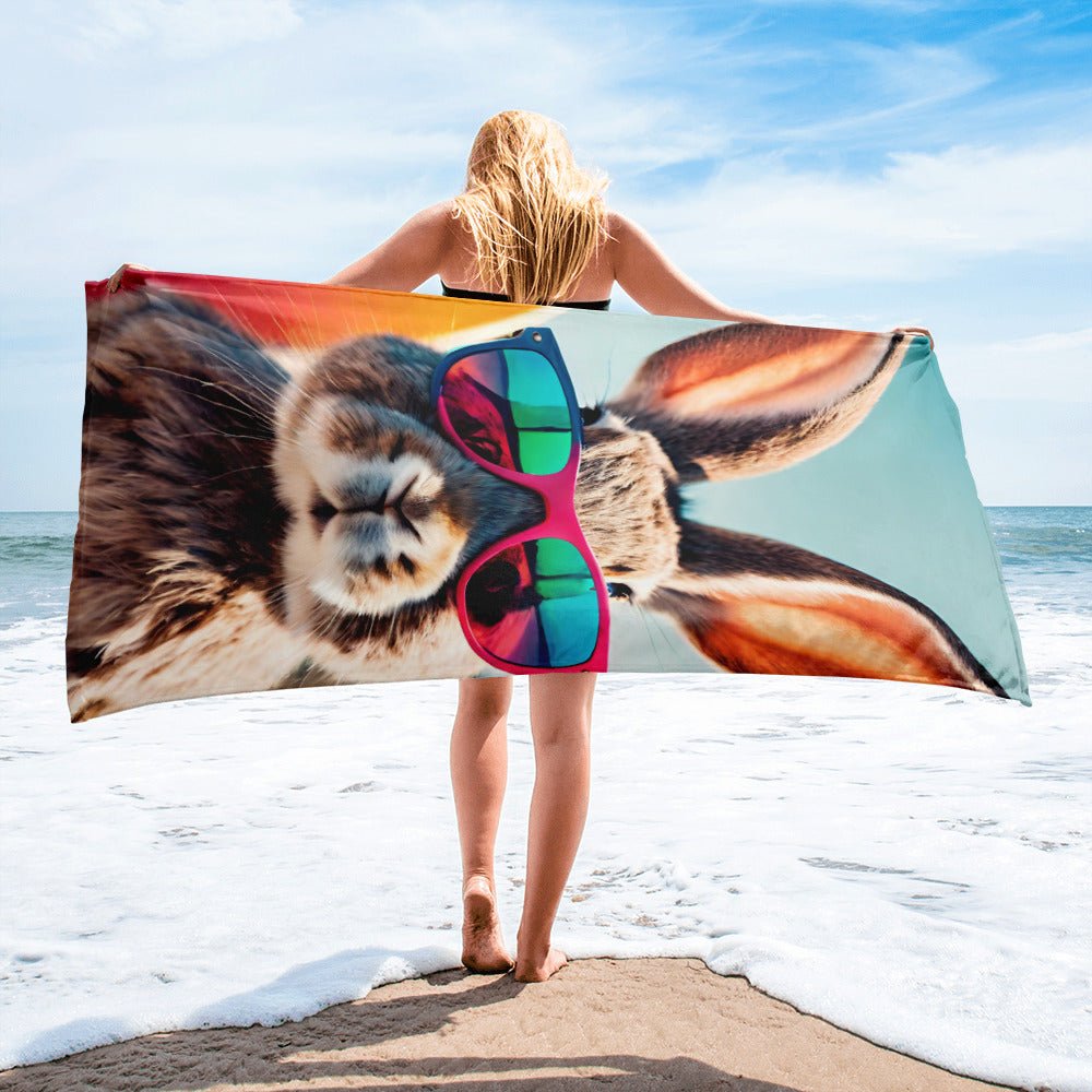 Surfin' Bunny Beach Towel - Chester & Co.