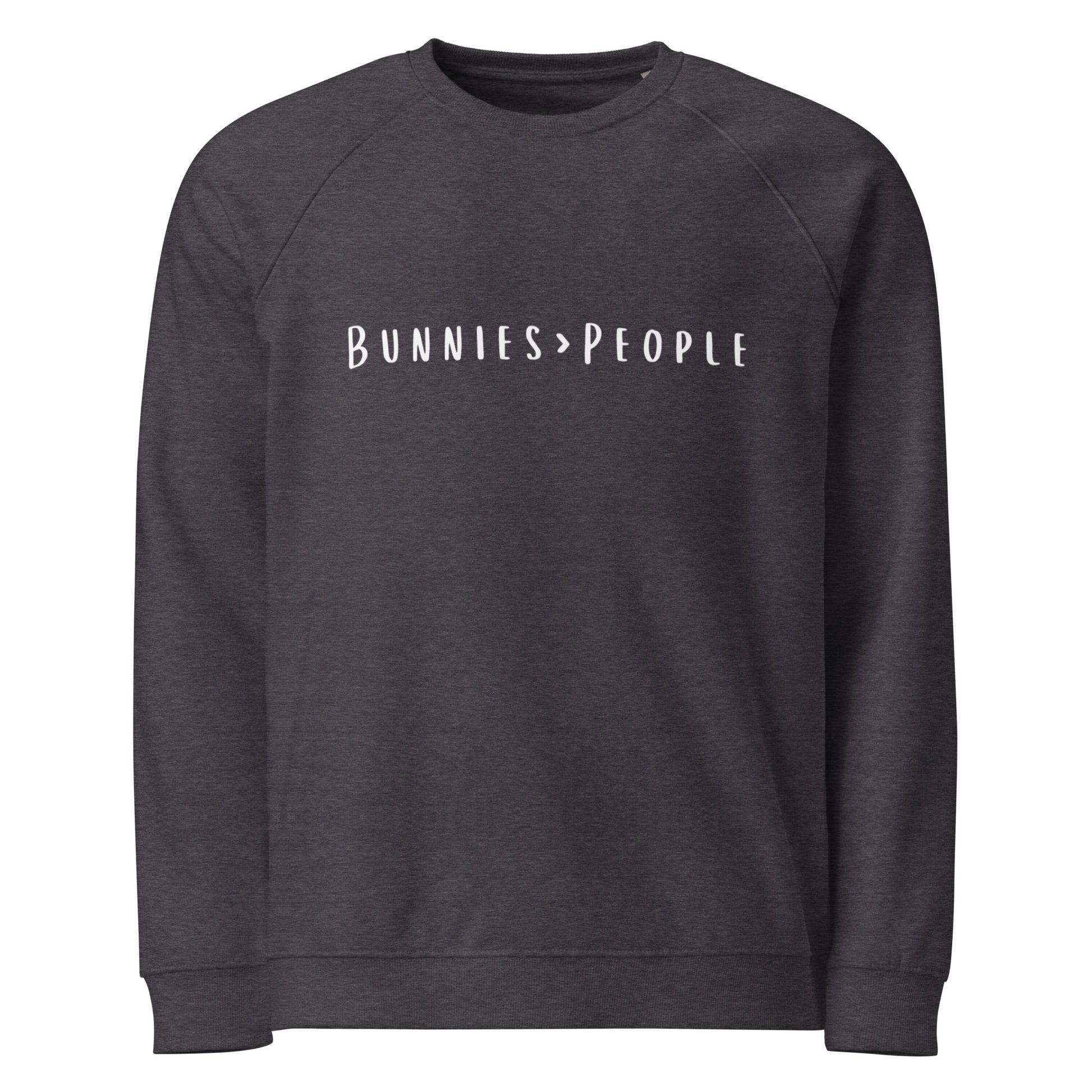 Bunnies > People Unisex Organic Raglan Sweatshirt - Chester & Co.