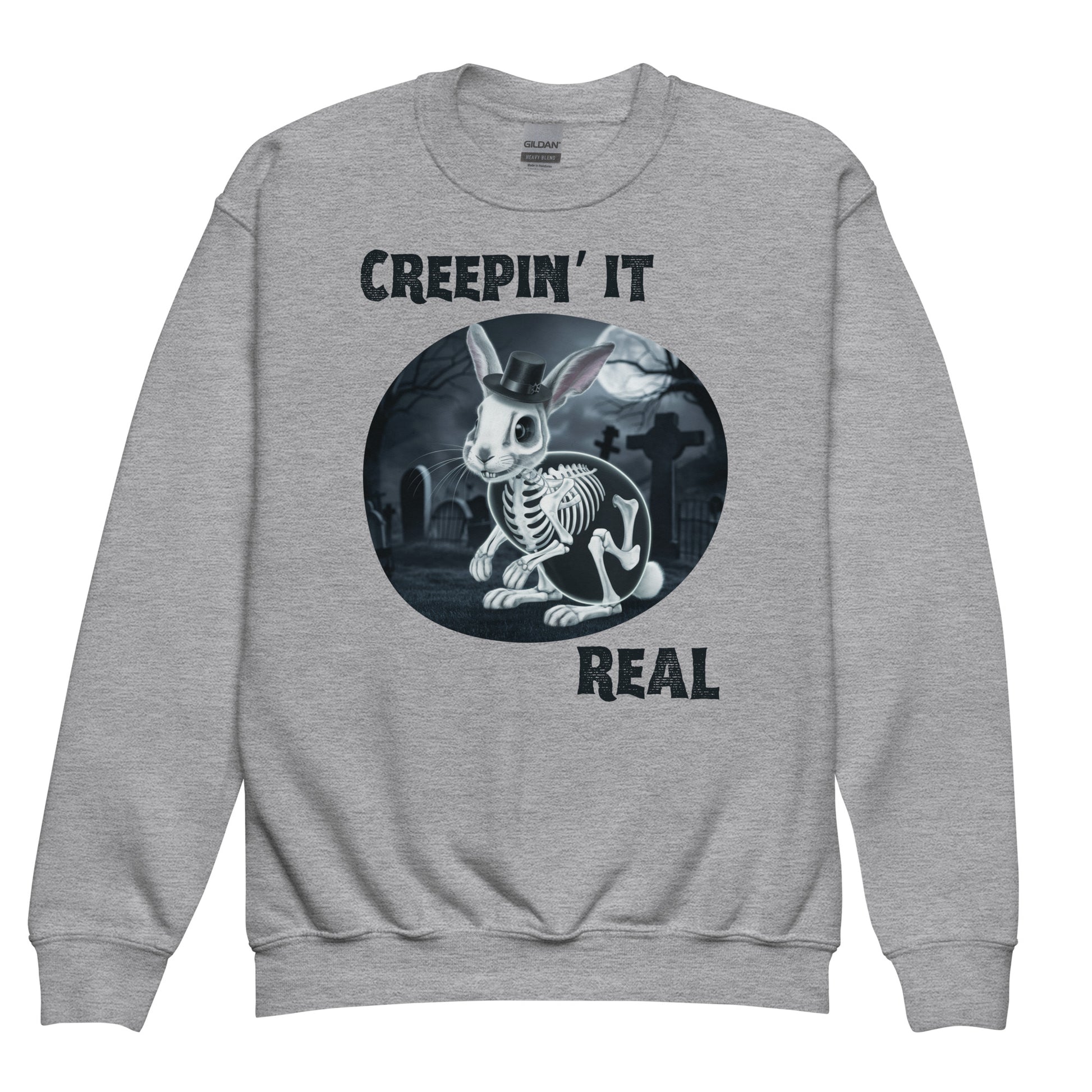 Creepin' It Real Youth Crewneck Sweatshirt - Chester & Co.