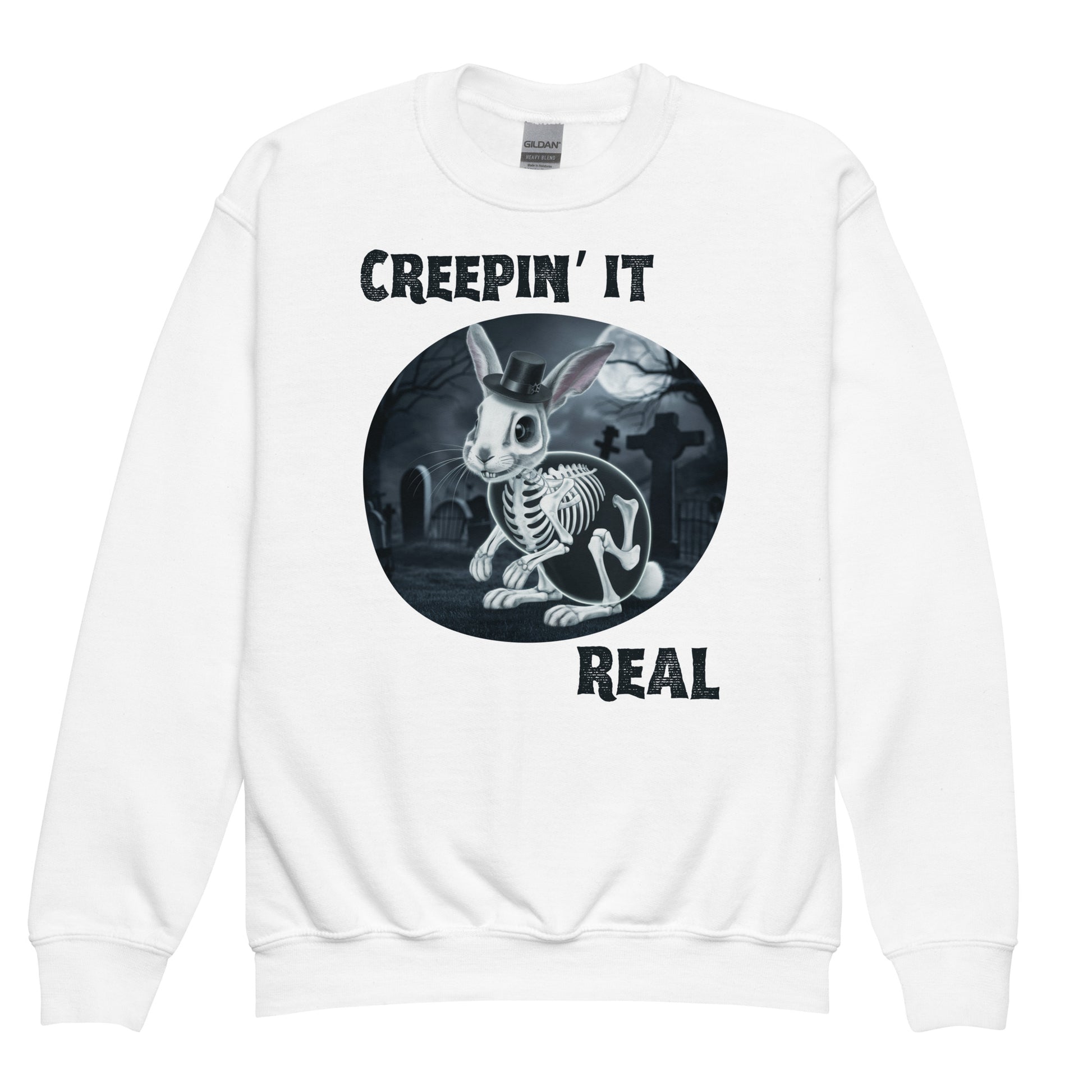 Creepin' It Real Youth Crewneck Sweatshirt - Chester & Co.