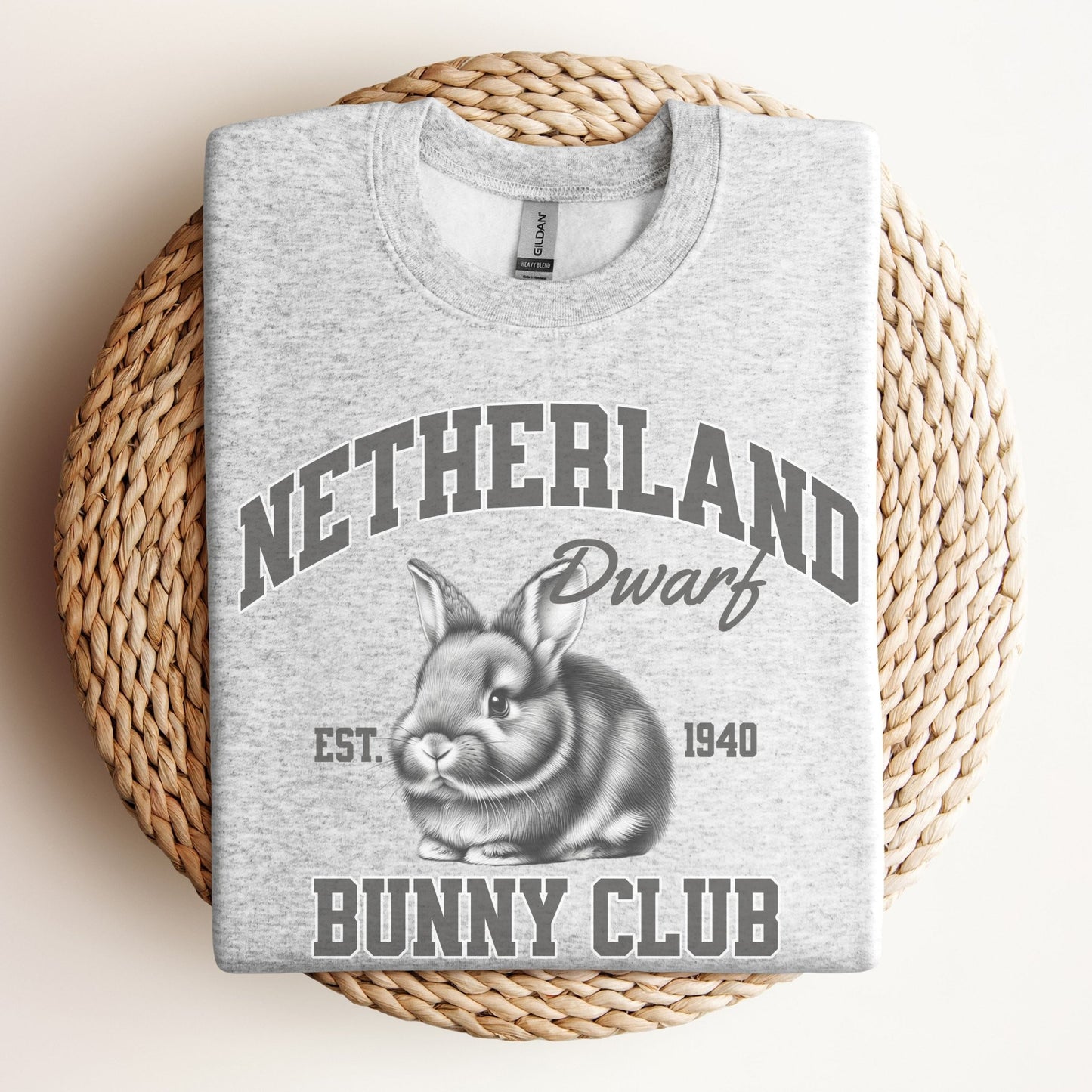 Netherland Dwarf Bunny Club Unisex Sweatshirt - Chester & Co.