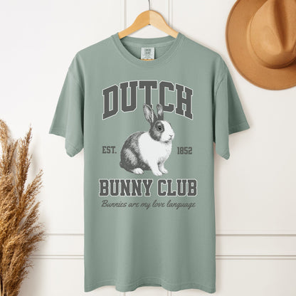 Dutch Bunny Club Unisex Garment - dyed Heavyweight T-Shirt - Chester & Co.