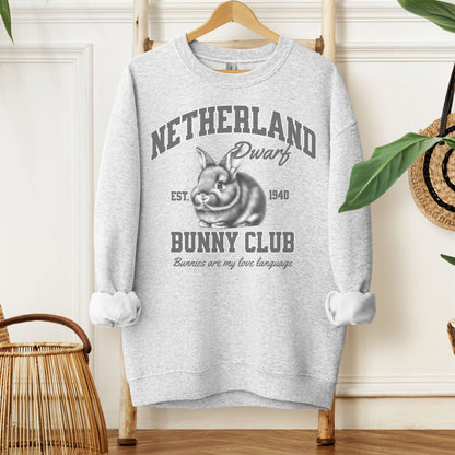 Netherland Dwarf Bunny Club Unisex Sweatshirt - Chester & Co.