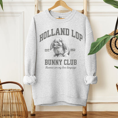 Holland Lop Bunny Club Unisex Sweatshirt - Chester & Co.
