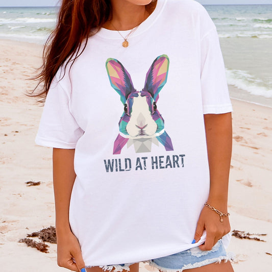 Wild at Heart Garment - dyed Heavyweight T-Shirt - Chester & Co.