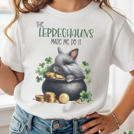 Leprechauns Made Me Youth Short Sleeve T-Shirt - Chester & Co.