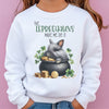 Leprechauns Made Me Youth Crewneck Sweatshirt