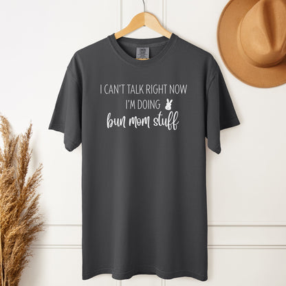 Doing Bun Mom Stuff Unisex Garment - dyed Heavyweight T-Shirt - Chester & Co.