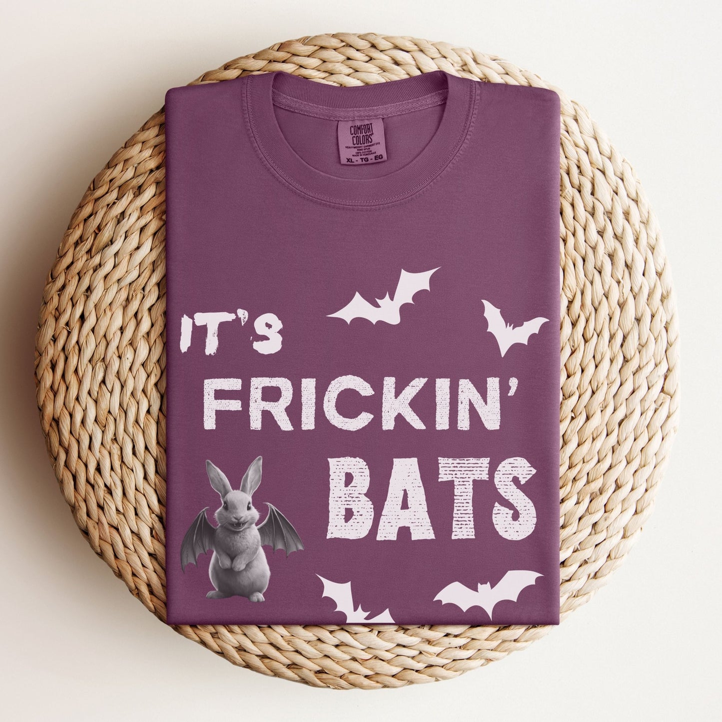 It's Frickin' Bats Unisex Garment - dyed Heavyweight T-Shirt - Chester & Co.