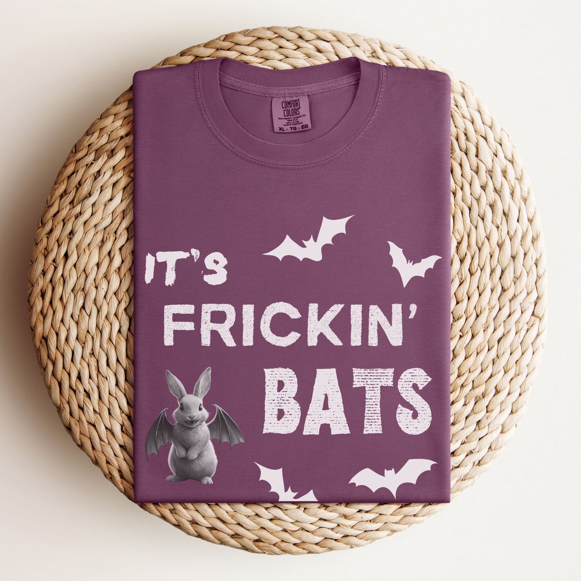 It's Frickin' Bats Unisex Garment - dyed Heavyweight T-Shirt - Chester & Co.