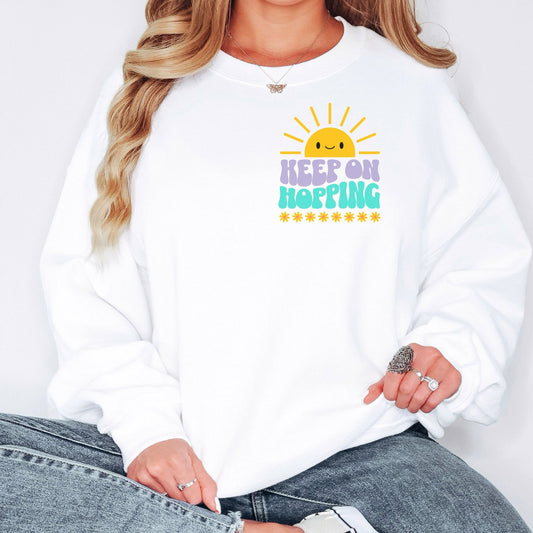 Keep On Hopping Unisex Sweatshirt - Chester & Co.