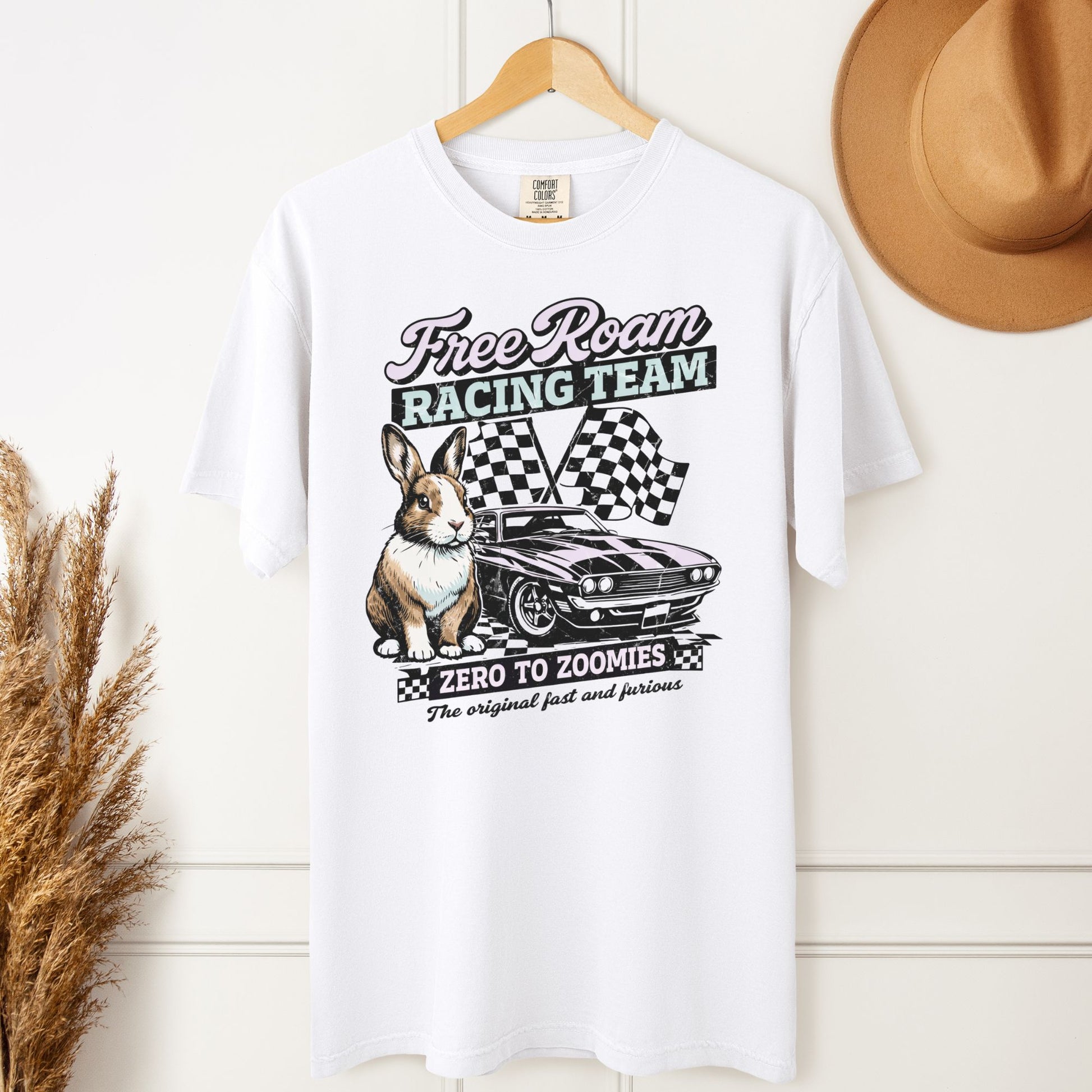 Free Roam Racing Team Heavyweight T-Shirt - Chester & Co.