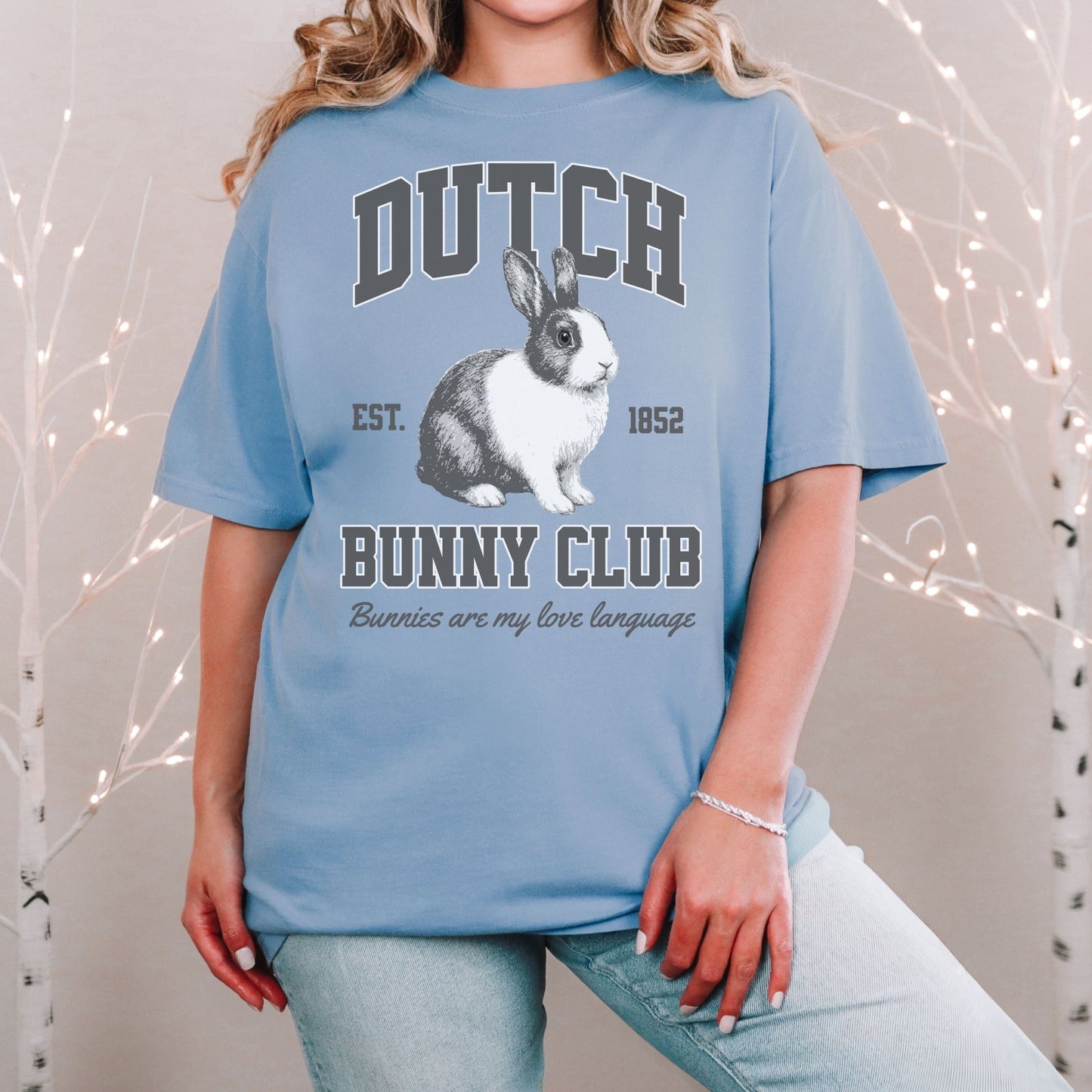 Dutch Bunny Club Unisex Garment - dyed Heavyweight T-Shirt - Chester & Co.