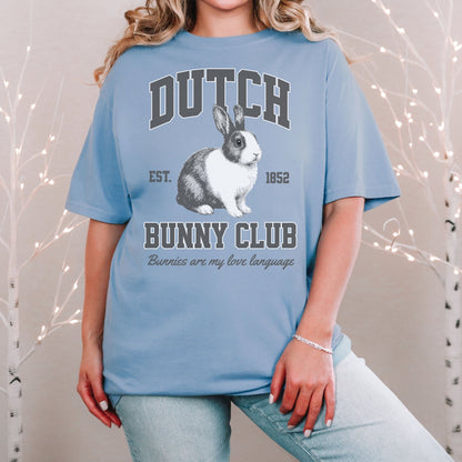 Dutch Bunny Club Unisex Garment - dyed Heavyweight T-Shirt - Chester & Co.