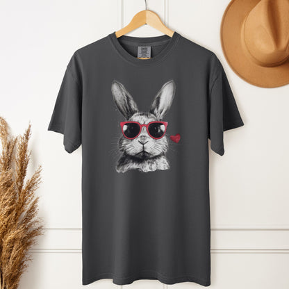 Rabbit Love Unisex Garment - dyed Heavyweight T-Shirt - Chester & Co.