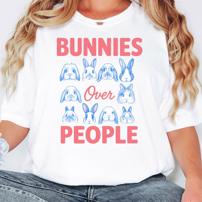 Bunnies Over People Garment-dyed Heavyweight T-Shirt