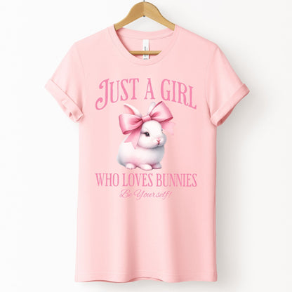 Just a Girl Who Loves Bunnies Unisex T-Shirt - Chester & Co.