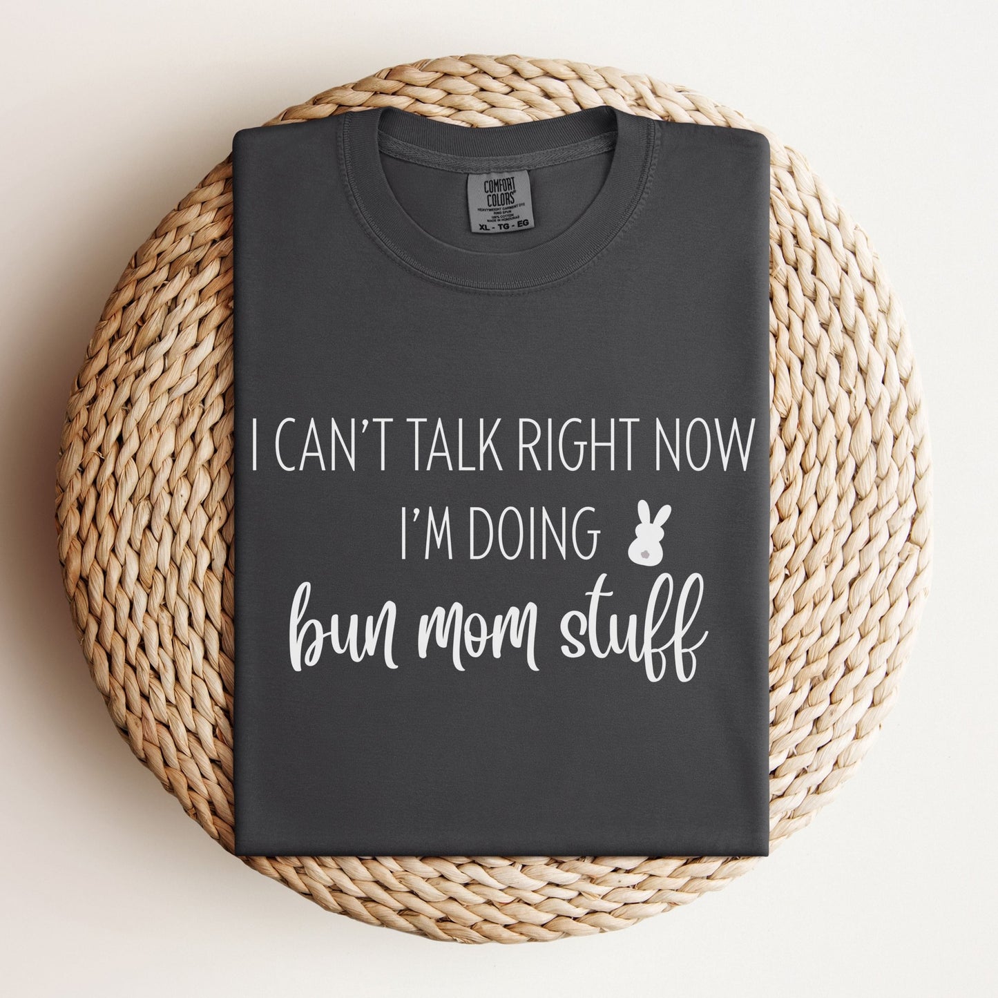 Doing Bun Mom Stuff Unisex Garment - dyed Heavyweight T-Shirt - Chester & Co.