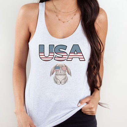 USA Rabbit Women's Racerback Tank - Chester & Co.