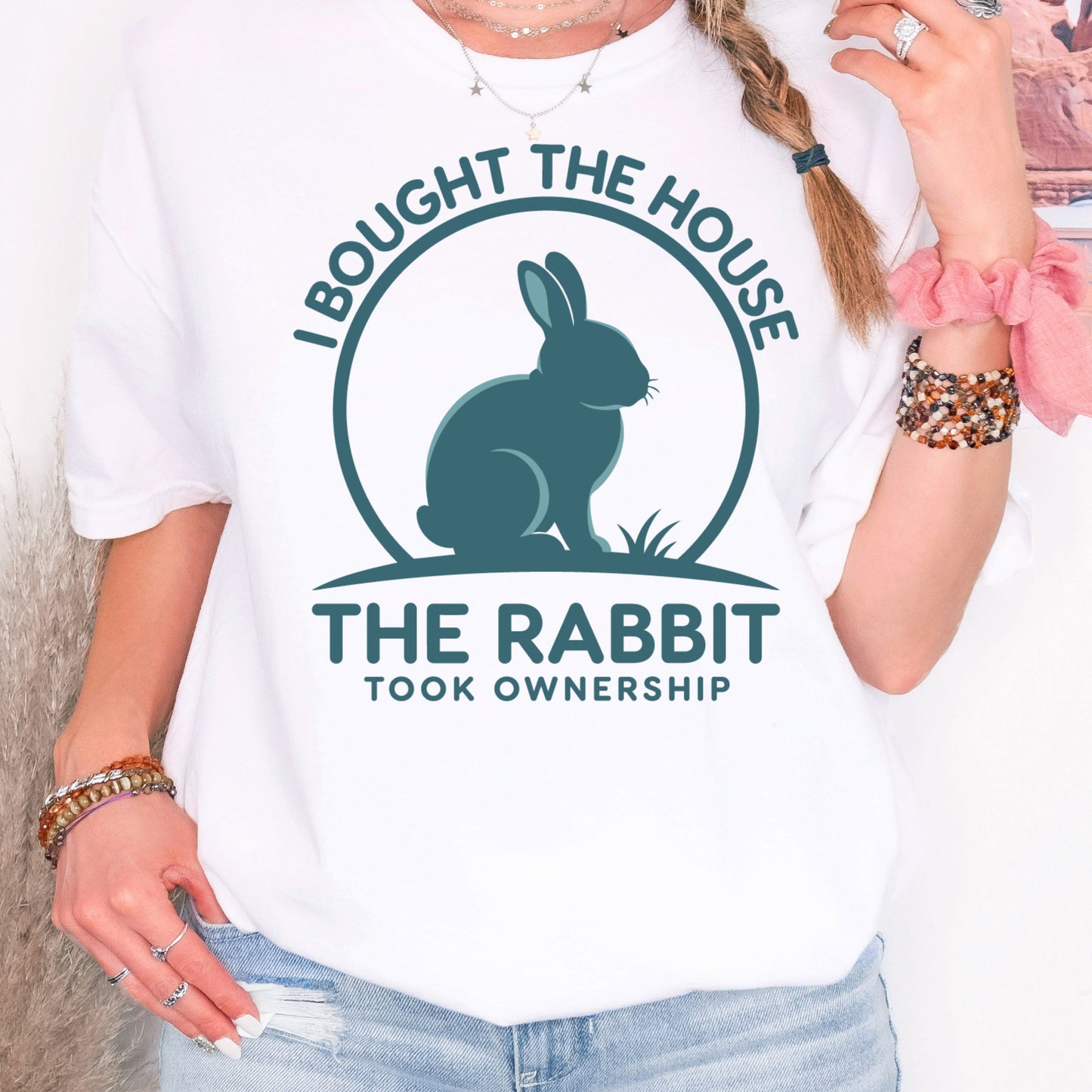 The Rabbit Took Ownership Heavyweight T-Shirt