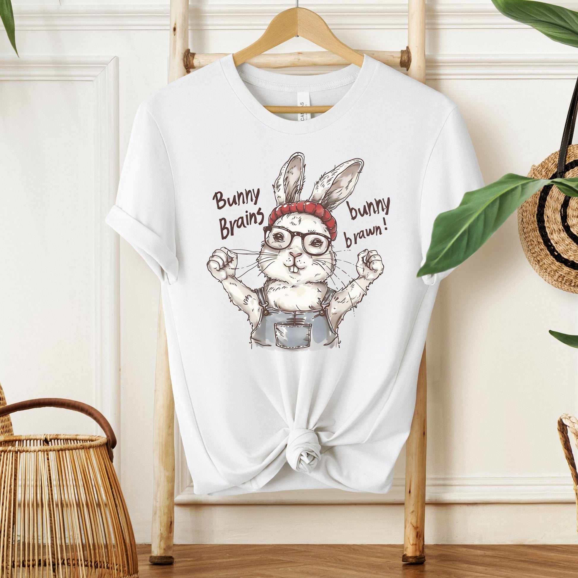 Bunny Brains, Bunny Brawn Unisex T-Shirt - Chester & Co.