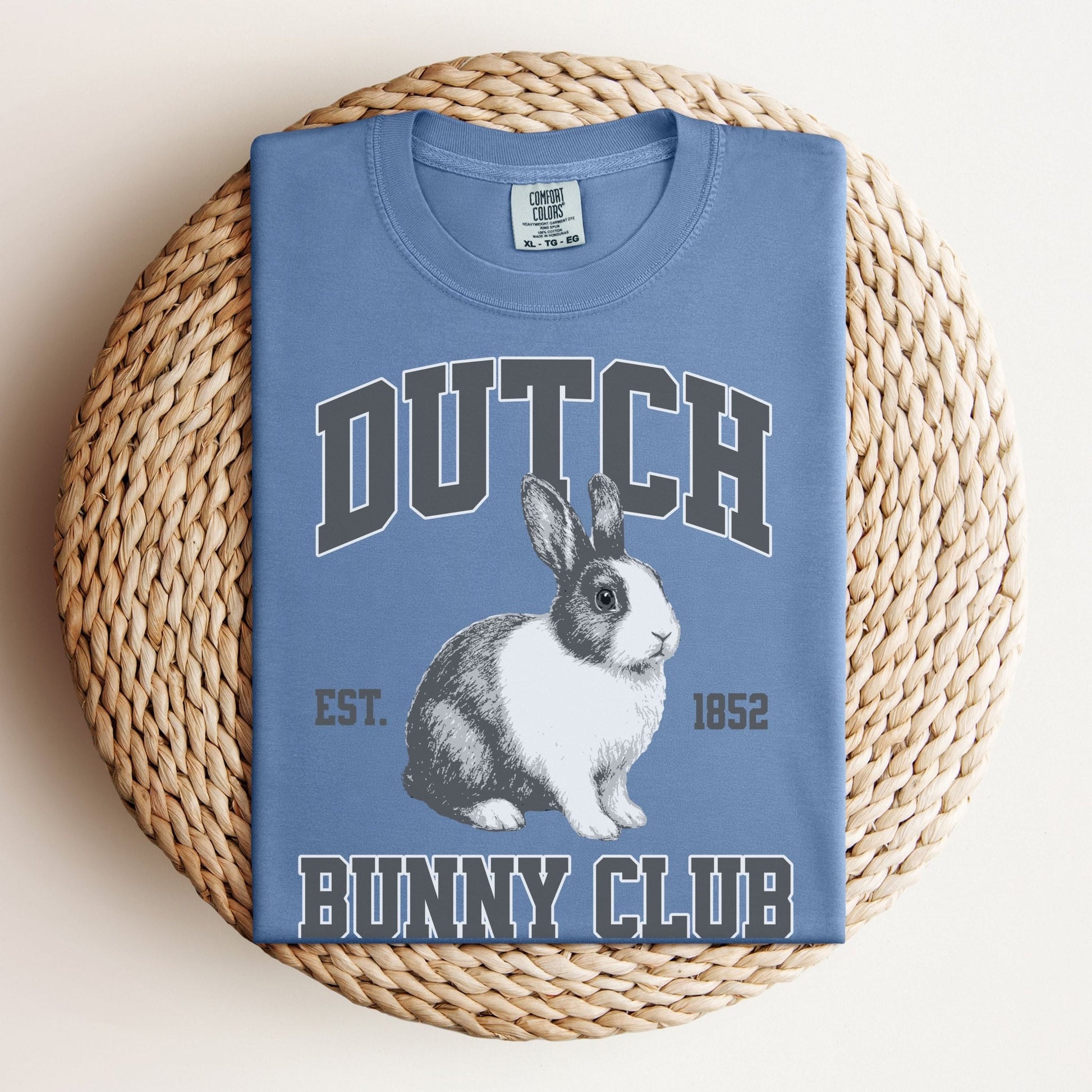 Dutch Bunny Club Unisex Garment - dyed Heavyweight T-Shirt - Chester & Co.