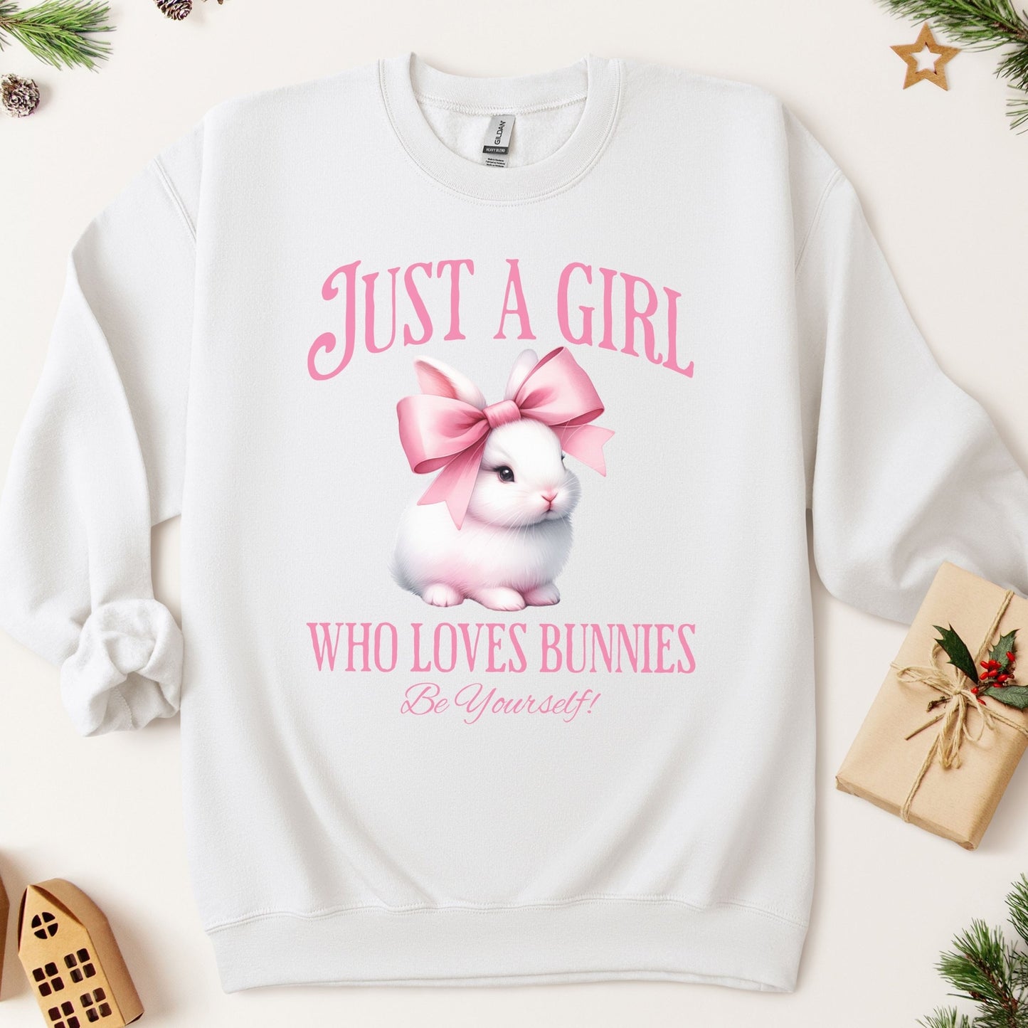 Just A Girl Who Loves Bunnies Unisex Sweatshirt - Chester & Co.
