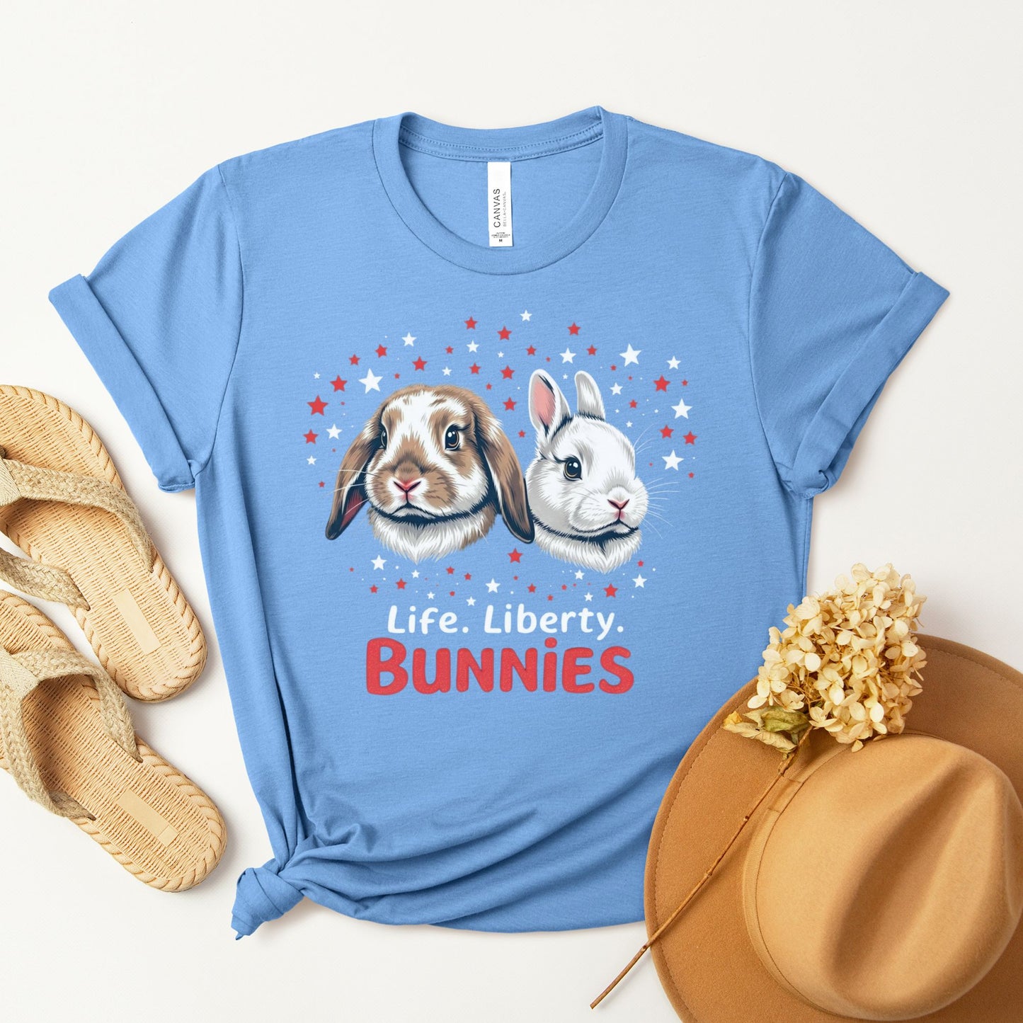 Liberty Bunnies Unisex T-Shirt - Chester & Co.