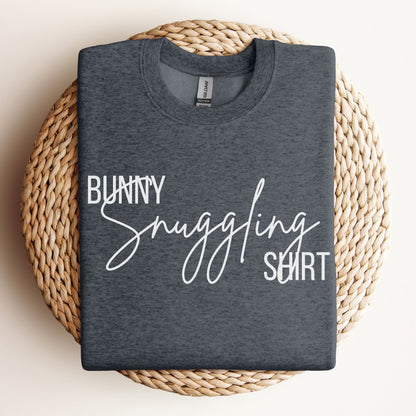 Bunny Snuggling Shirt Unisex Sweatshirt - Chester & Co.