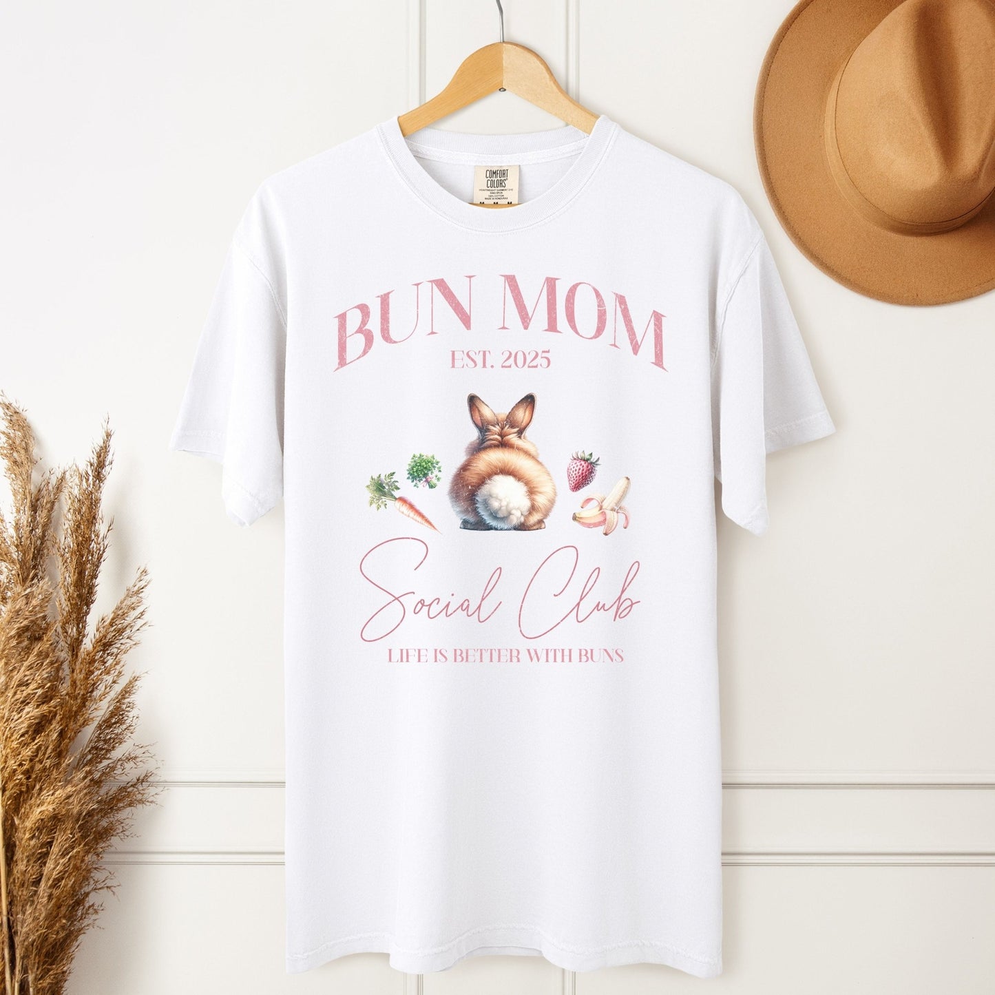 Bun Mom Social Club Unisex Garment - dyed Heavyweight T-Shirt - Chester & Co.