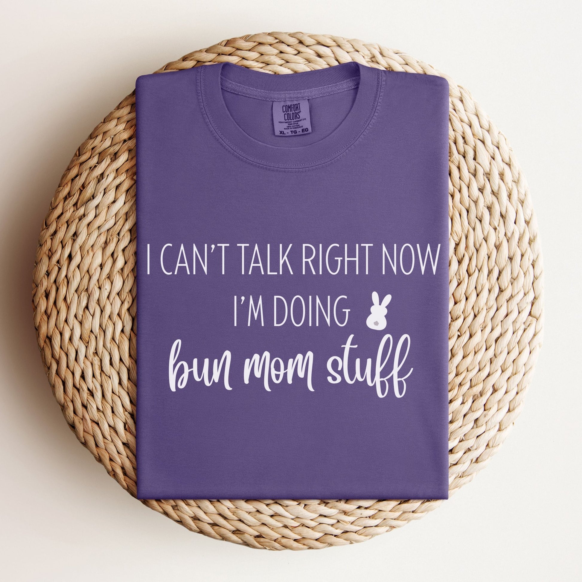 Doing Bun Mom Stuff Unisex Garment - dyed Heavyweight T-Shirt - Chester & Co.