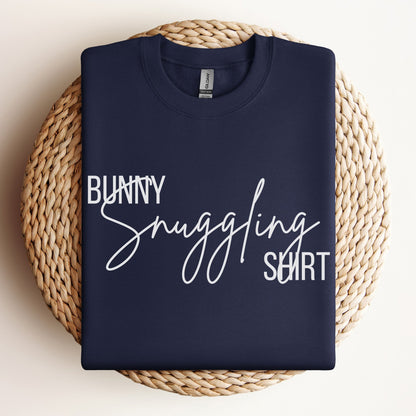 Bunny Snuggling Shirt Unisex Sweatshirt - Chester & Co.