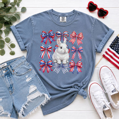 Coquette Bows Unisex Garment - Dyed Heavyweight T-Shirt - Chester & Co.