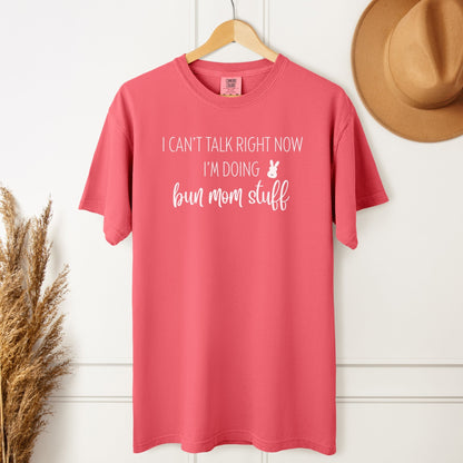 Doing Bun Mom Stuff Unisex Garment - dyed Heavyweight T-Shirt - Chester & Co.