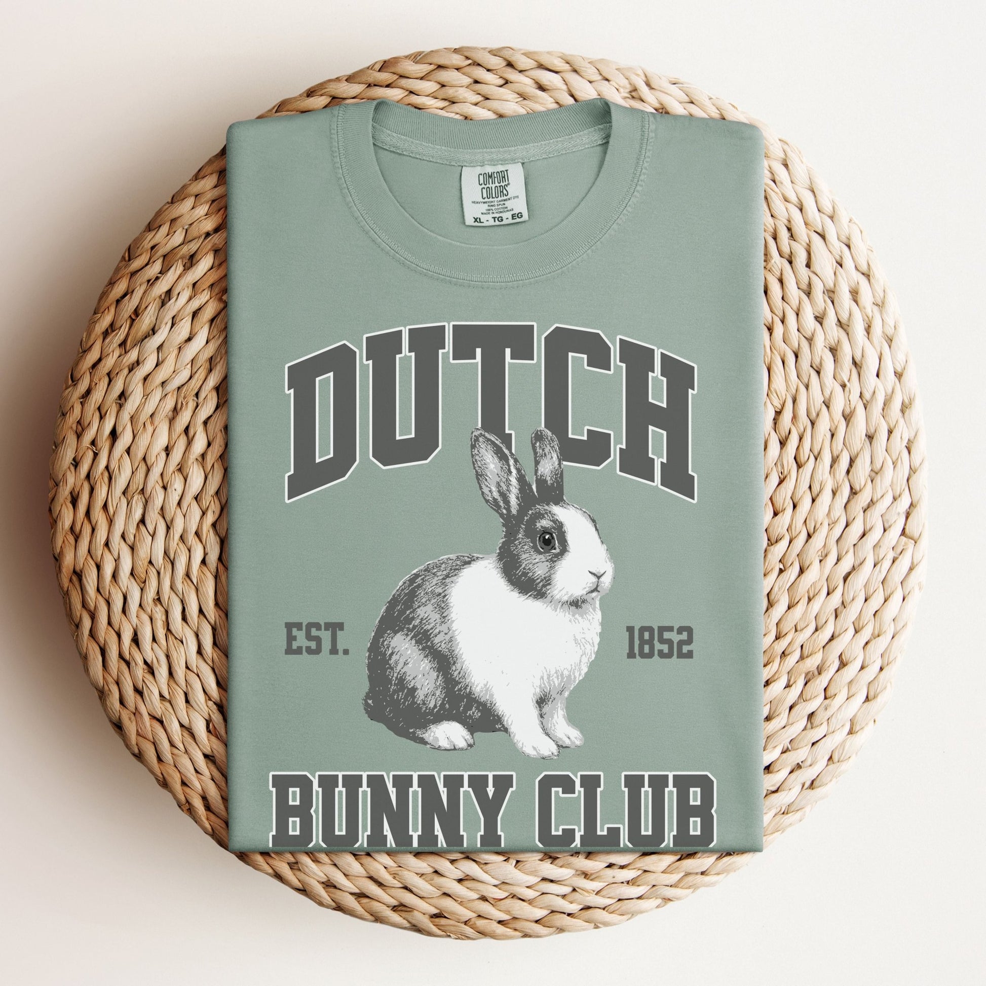 Dutch Bunny Club Unisex Garment - dyed Heavyweight T-Shirt - Chester & Co.