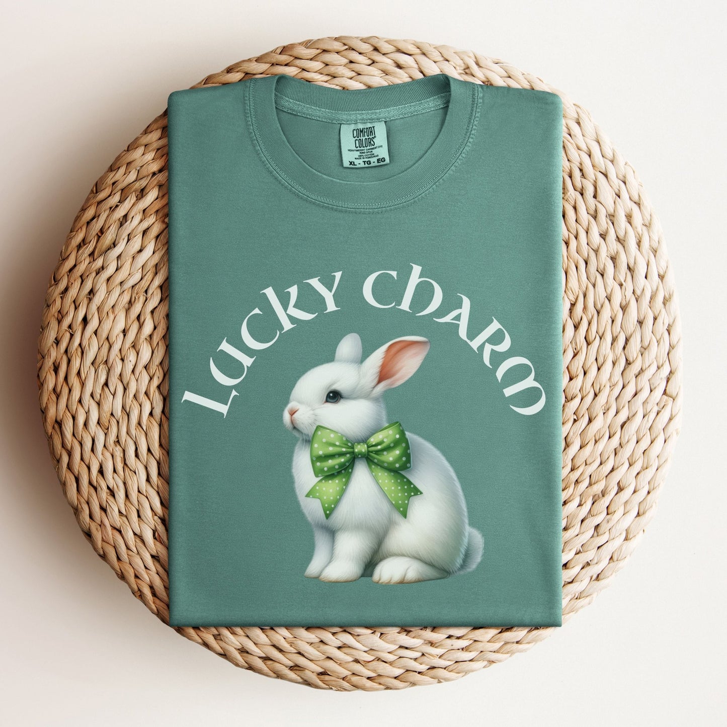 Lucky Charm Unisex Garment - dyed Heavyweight T-Shirt - Chester & Co.